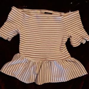 Off the shoulder shirt